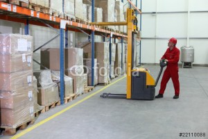 high level 300x200 Pedestrian Pallet Trucks