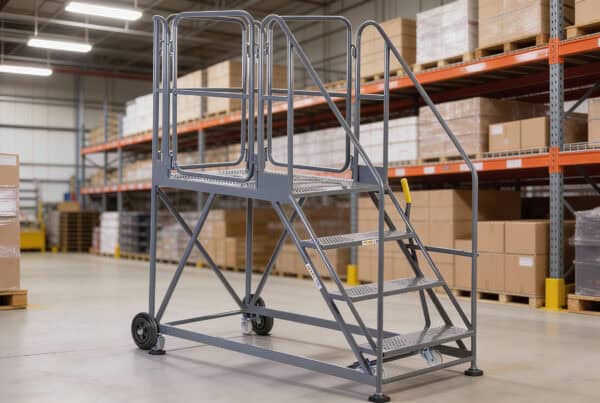 Non-integral work platform