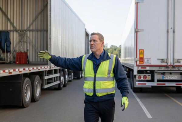 Commercial good vehicle banksman